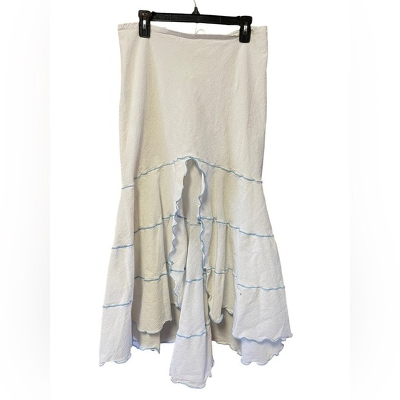 In’Lakech Linen Beach Skirt Bathing Suit Cover Up Size Medium - Picture 1 of 6